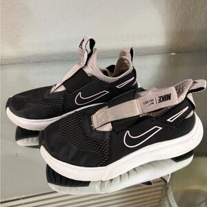 Nike Kids Black and Pink Sneakers